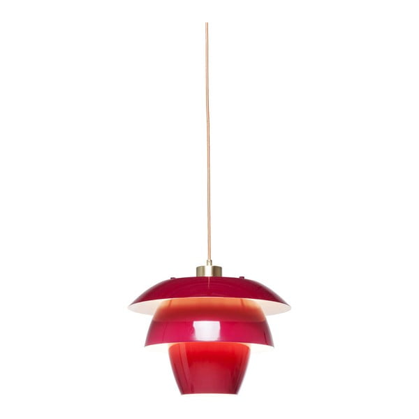 Czerwona lampa sufitowa Kare Design Flying Saucer