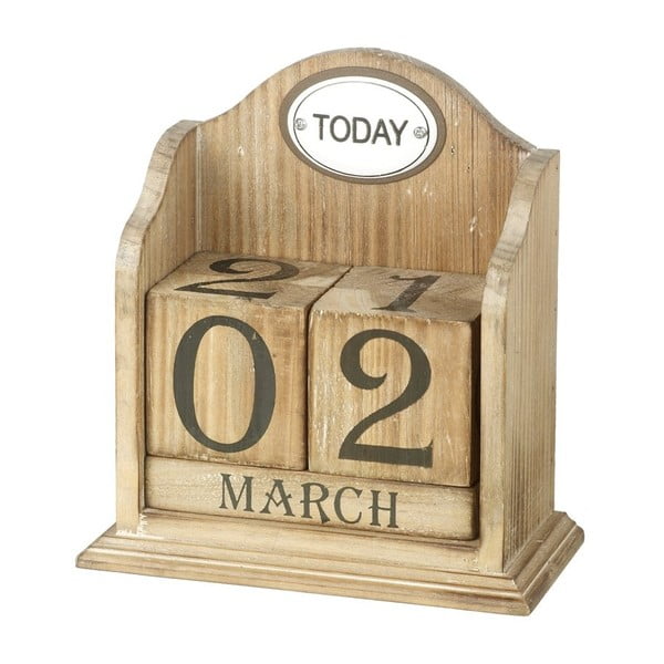 Drewniany kalendarz stołowy Perpetual