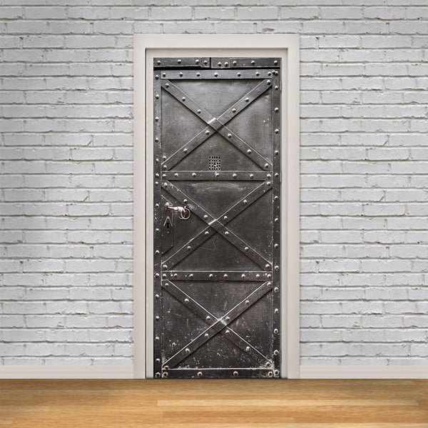 Tapeta na drzwi WALPLUS Metal Gate, 88x200 cm