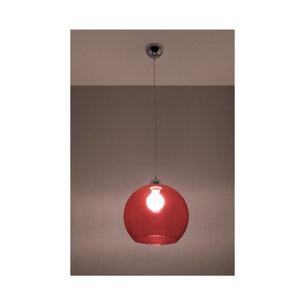 Czerwona lampa wisząca Sollux Bilbao-image-2