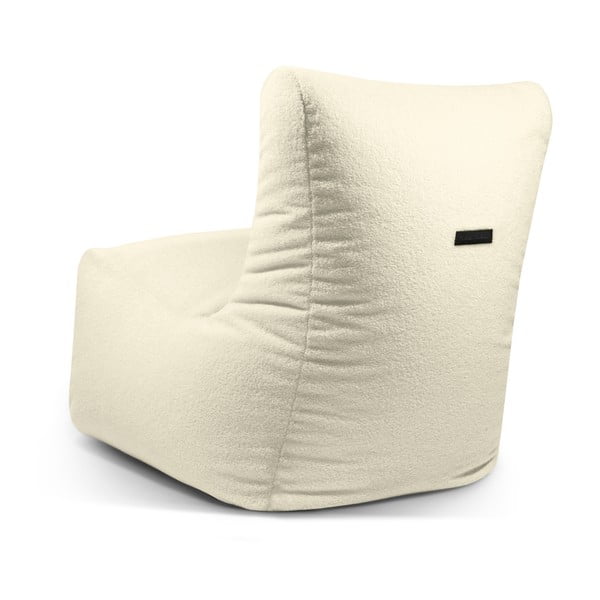 Jasnoszary worek do siedzenia z materiału bouclé Seat Lounge – SLOWDOWN-image-4