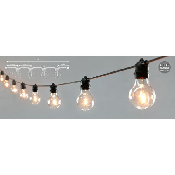 Przedłużenie girlandy świetlnej liczba żarówek 10 szt. długość 500 cm Link – Markslöjd-image-4
