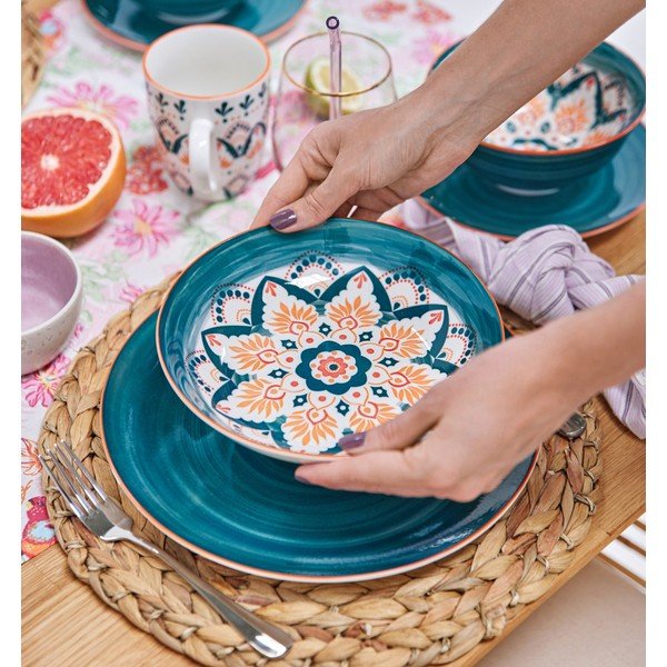 Porcelanowy zestaw talerzy 20 szt. dla 4 osób Hestia – Bonami Essentials-image-1