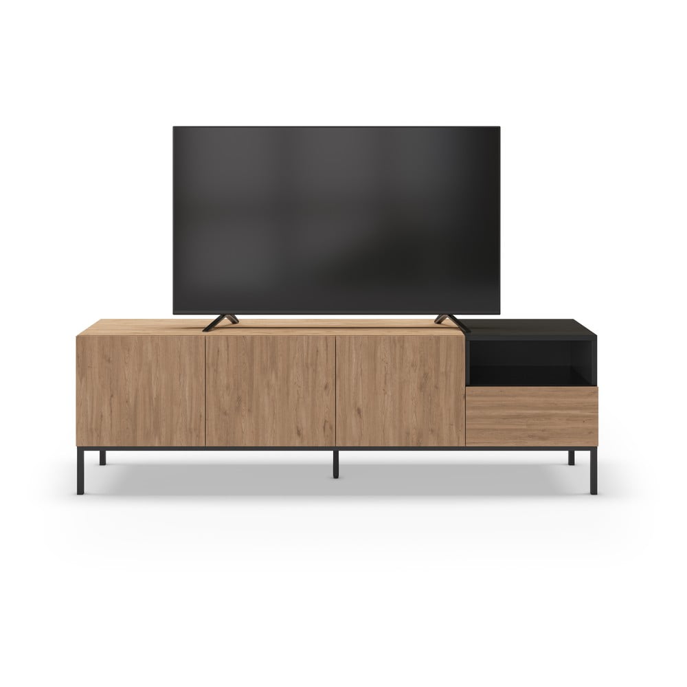 Szafka pod TV w naturalnym kolorze 180x55 cm Cailin – Marckeric (zdjęcie 8)