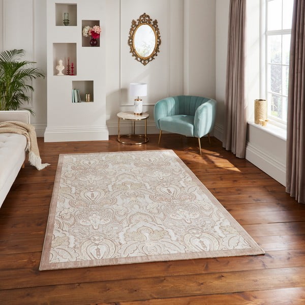 Kremowy dywan 120x170 cm Damask Bronze – Think Rugs-image-1