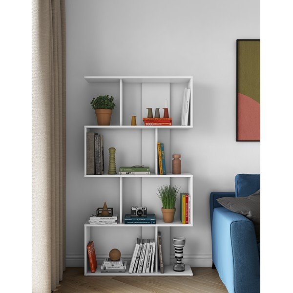 Biały regał 89x165 cm Sigma – TemaHome -image-1