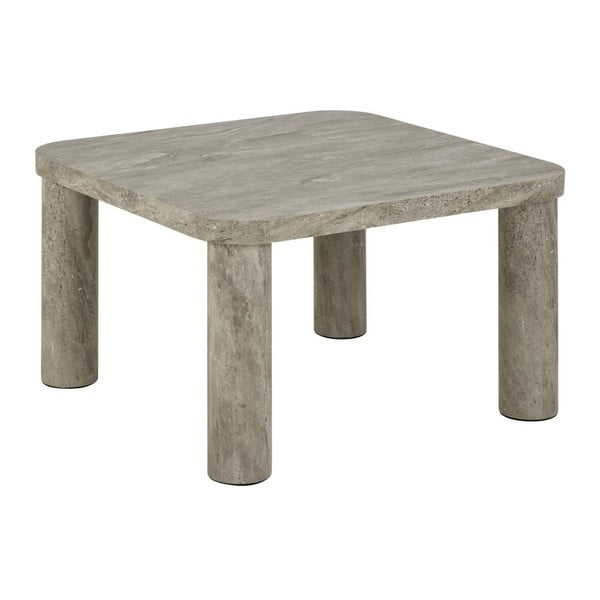 Jasnoszary stolik w dekorze marmuru 60x60 cm Solano – Actona