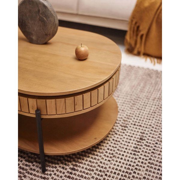 Stolik z drewna mango 130x65 cm Licia − Kave Home-image-2