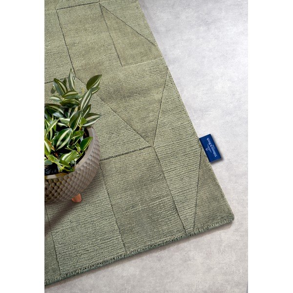 Zielony wełniany chodnik tkany ręcznie 80x250 cm Ursule – Villeroy&Boch-image-2