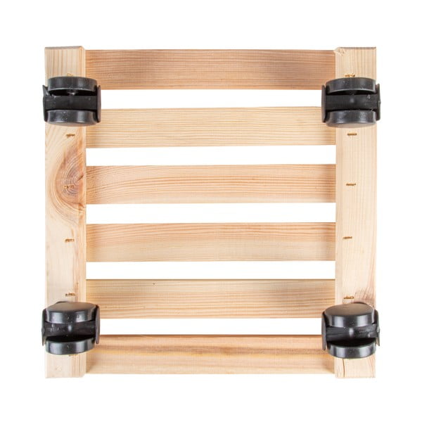 Drewniany kwietnik na kółkach (wysokość 8 cm) Indoor & Outdoor – Esschert Design-image-4