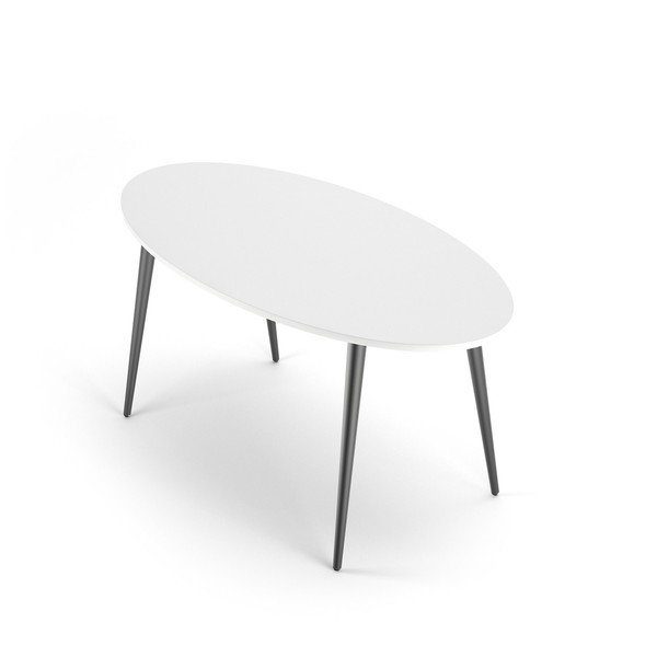 Stół z białym blatem 160x80 cm Oslo – Tvilum-image-2