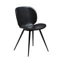 Czarne krzesło ze skóry ekologicznej DAN-FORM Denmark Cloud