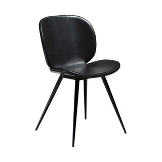 Czarne krzesło ze skóry ekologicznej DAN-FORM Denmark Cloud