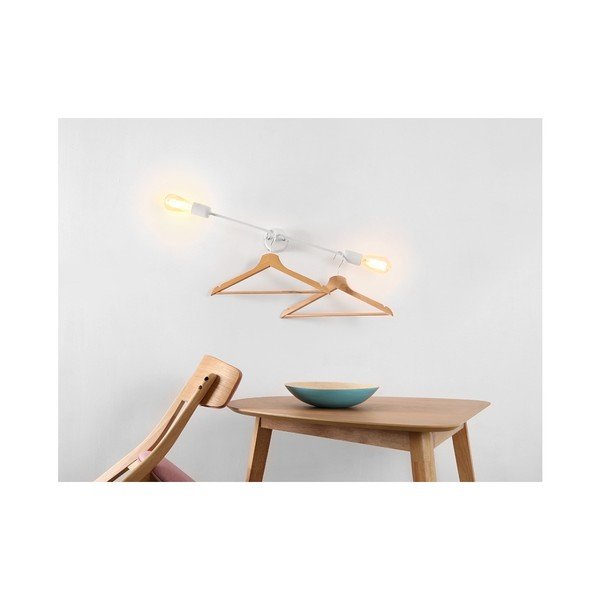 Biały kinkiet na 2 żarówki Custom Form Twigo, szerokość 60 cm-image-3
