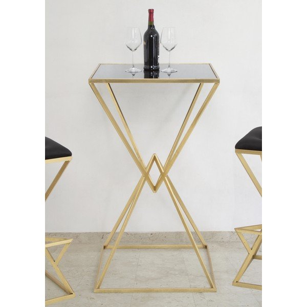 Stolik barowy ze szklanym blatem 60x60 cm Piramid – Mauro Ferretti-image-1
