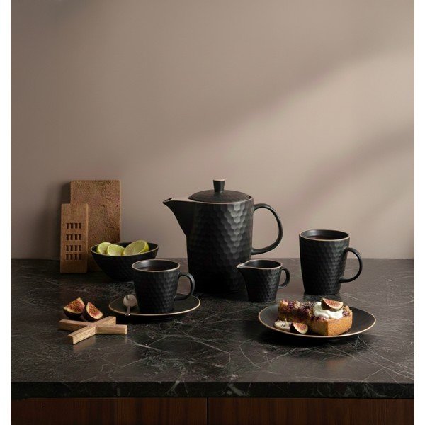 Czarny ceramiczny dzbanek do herbaty 1,3 l Tea Time – Orion-image-1