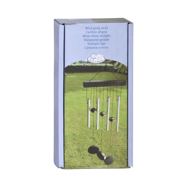 Dzwonki wietrzne w srebrnym kolorze Esschert Design, 58 cm-image-2