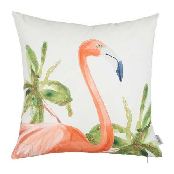 Poszewka na poduszkę Apolena Hello Flamingo, 43x43 cm