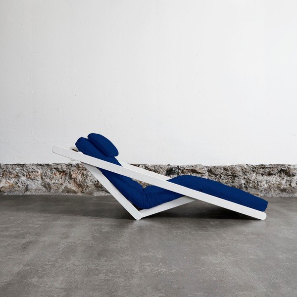 Szezlong rozkładany Karup Figo White/Royal-image-1