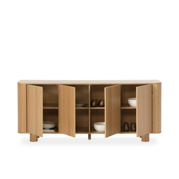 Komoda w dekorze dębu w naturalnym kolorze 180x75x40 cm Padoc – MOME-image-2
