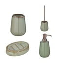 Zielony zestaw ceramicznych akcesoriów łazienkowych Sermione – Wenko