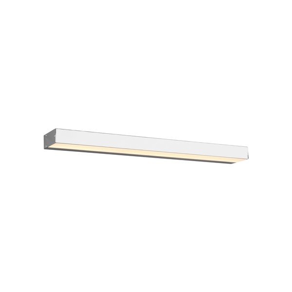 Kinkiet LED w kolorze błyszczącego srebra (dł. 60 cm) Rocco – Trio-image-3