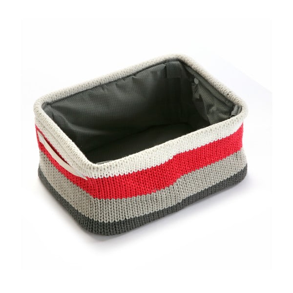 Koszyk Stripes Knitted, 36x18 cm
