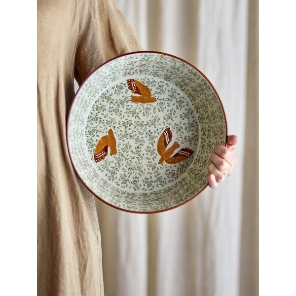 Zielona ceramiczna misa ø 28 cm Hezha – Bloomingville-image-3