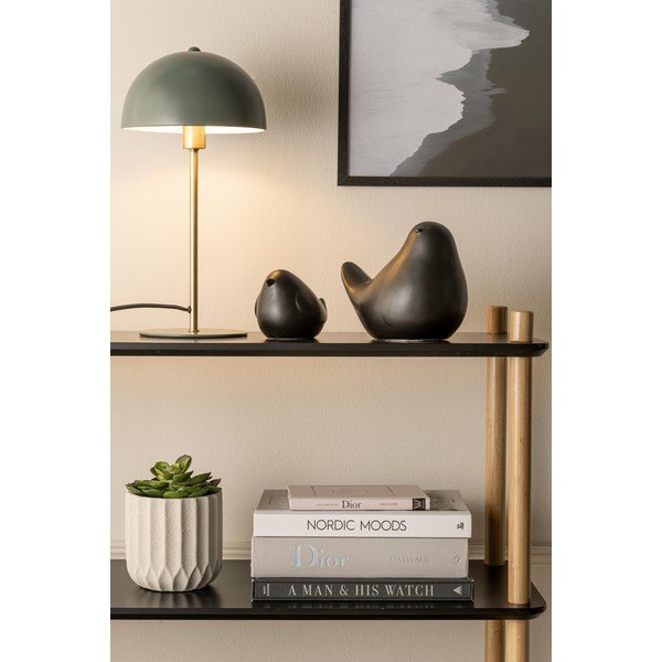 Czarny regał z bambusowymi nogami Leitmotiv Cabinet Simplicity, 80x82.5 cm-image-4