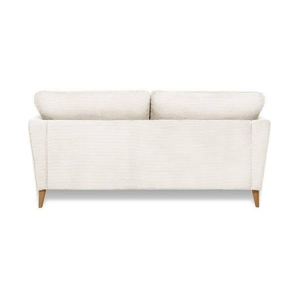 Biała sztruksowa sofa 170 cm Paris – Scandic-image-3