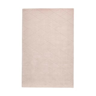 Różowy wełniany dywan Think Rugs Kasbah, 150x230 cm