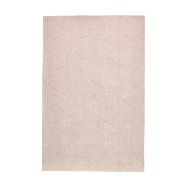 Różowy wełniany dywan Think Rugs Kasbah, 150x230 cm
