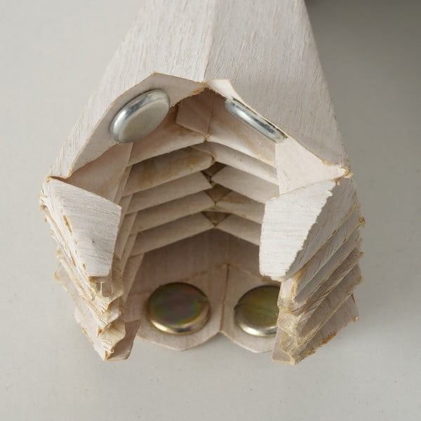 Biała papierowa świąteczna dekoracja wisząca w kształcie gwiazdy Boltze Kassia, ø 20 cm-image-1