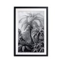 Czarno-biały plakat Surdic Palm, 60x40 cm