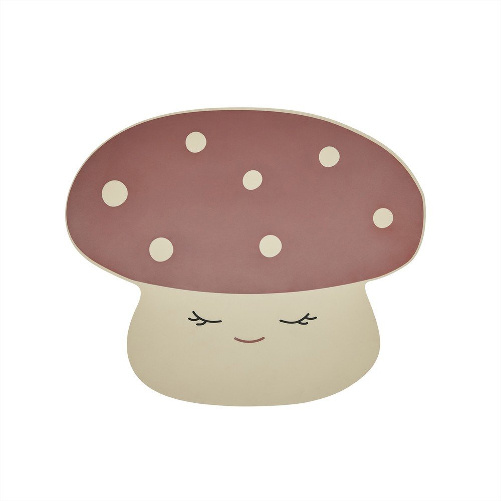Silikonowa mata stołowa dla dzieci 43x35,5 cm Mushroom – OYOY Mini
