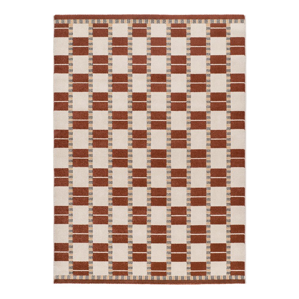 Beżowo-ceglasty dywan 80x150 cm Astra – Universal