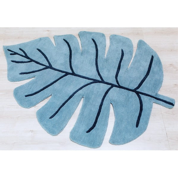 Niebieski dywan dziecięcy 105x150 cm Monstera Leaf – Lilipinso-image-2