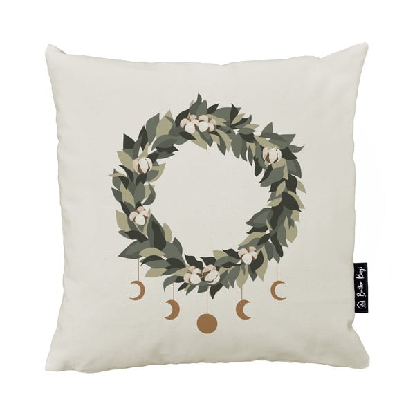 Poszewka na poduszkę ze świątecznym motywem 45x45 cm Festive Wreath – Butter Kings
