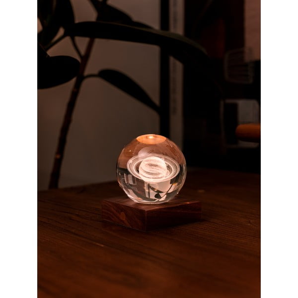 Ciemnobrązowa dekoracja świetlna na USB Amber – Gingko-image-3