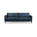 Ciemnoniebieska sofa z aksamitnym obiciem Scandic Adagio, szer. 220 cm