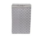 Szary kosz na pranie z pokrywką Compactor Laundry Basket Linen, wys. 60 cm