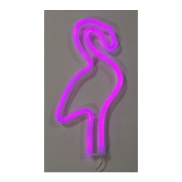 Dekoracje świetlna z LED w kształcie flaminga Gift Republic Flamingo