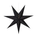 Czarna świąteczna wisząca dekoracja świetlna Clara – Markslöjd