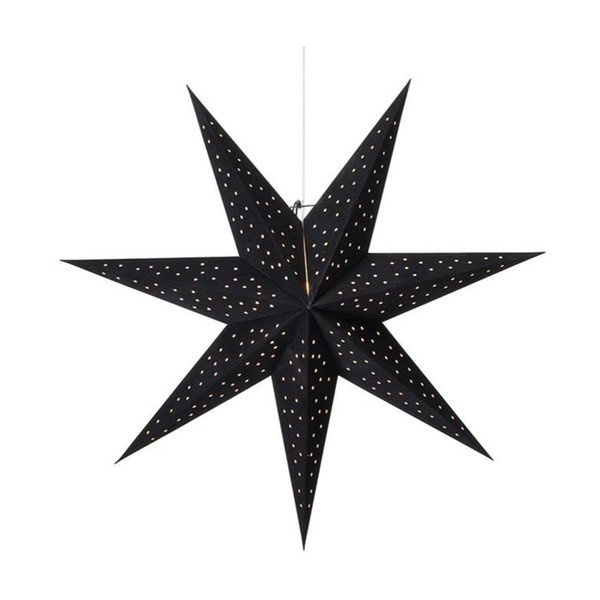 Czarna świąteczna wisząca dekoracja świetlna Clara – Markslöjd