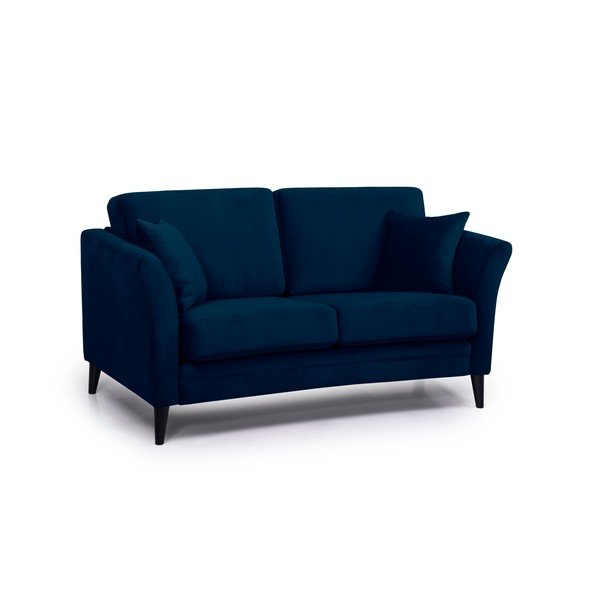 Ciemnoniebieska aksamitna sofa Scandic Eden, 165 cm-image-2