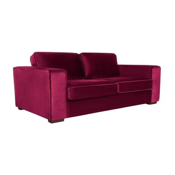 Bordowa sofa 3-osobowa Cosmopolitan Design Denver