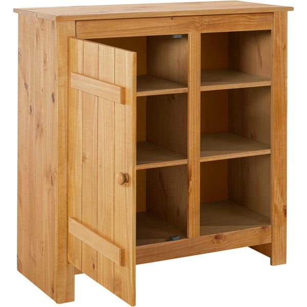 Szafka z litego drewna sosnowego w naturalnym kolorze 90x90 cm Bertram – Støraa-image-3