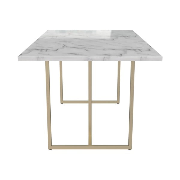 Stół w dekorze marmuru 90x160 cm Astor – CosmoLiving by Cosmopolitan-image-1