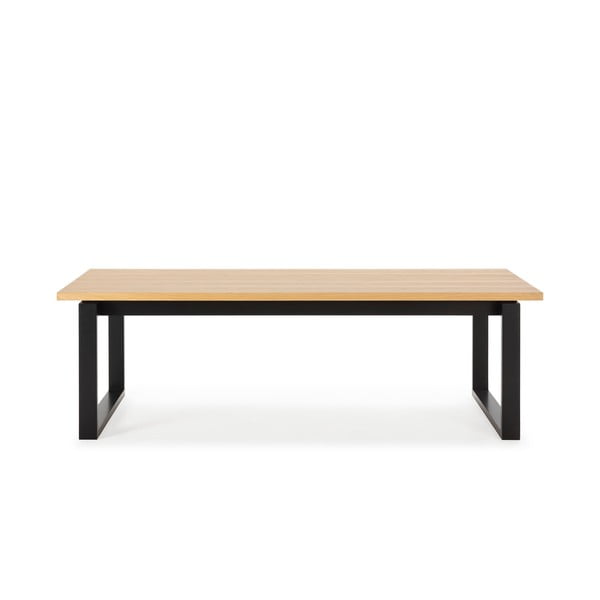 Stół z blatem w dekorze dębu 100x220 cm Rina – Marckeric-image-2