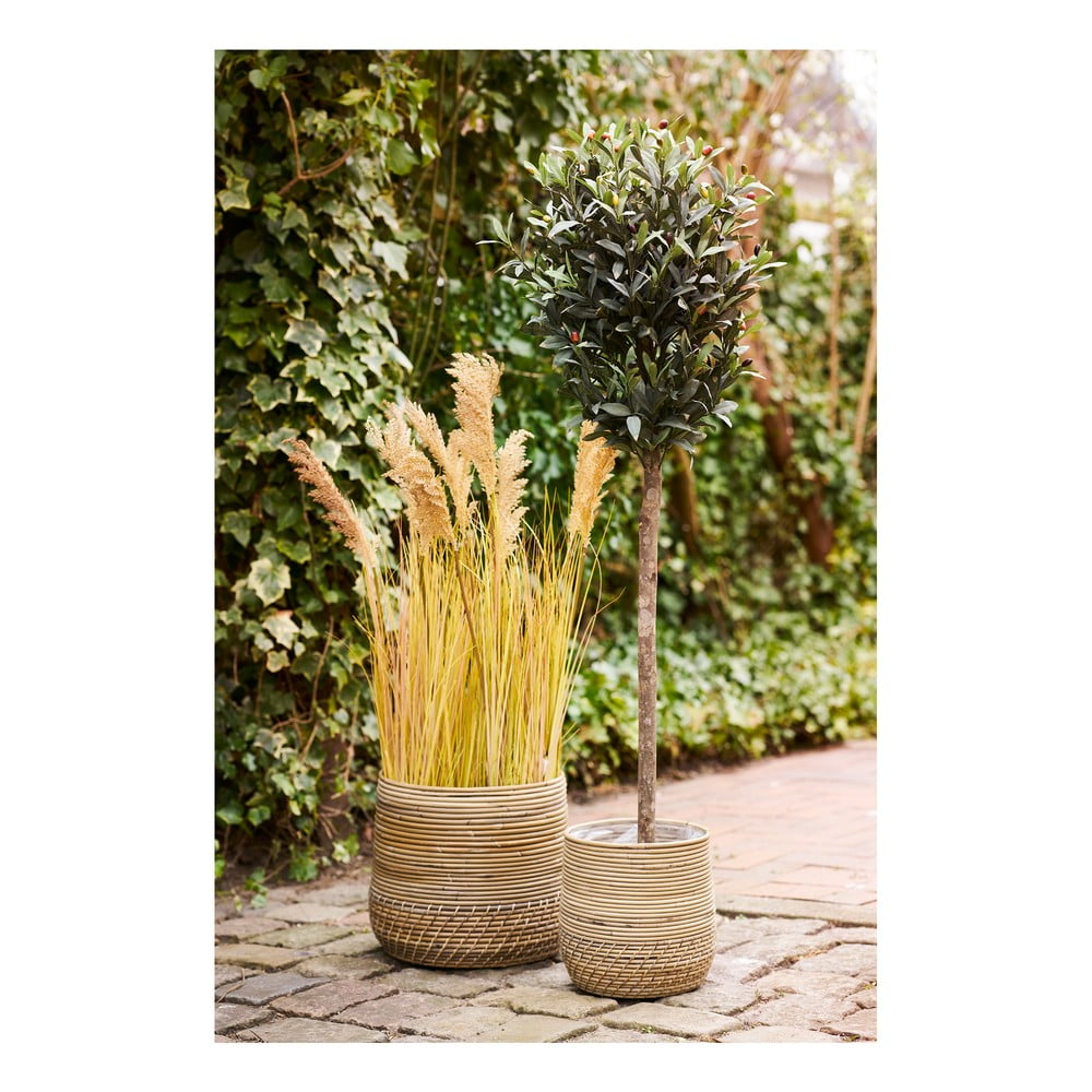 Rattanowe koszyki zestaw 2 szt. ø 39x35 cm Moro – House Nordic (zdjęcie 3)